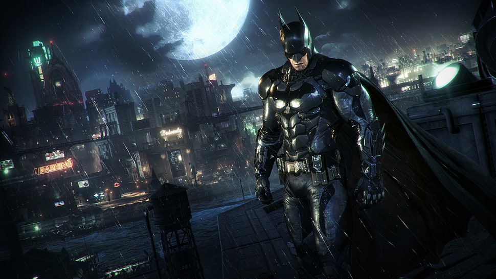 Batman Arkham Knight game poster HD wallpaper