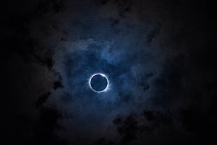solar eclipse, Eclipse, Sky, Moon HD wallpaper
