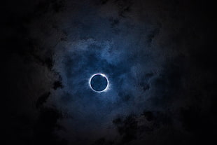 solar eclipse, Eclipse, Sky, Moon