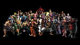 Street Fighter charcaters, artwork, video games, Street Fighter, Street Fighter IV