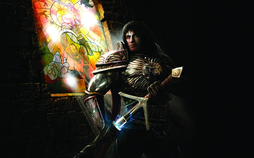 male video game character HD wallpaper