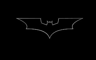 DC Batman logo, Batman, Batman Begins, bats, black