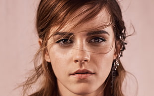 Emma Watson portrait photo HD wallpaper