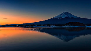 Mt. Fuji, Japan, Mount Fuji, trees, nature