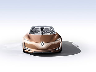 brown Renault concept super car