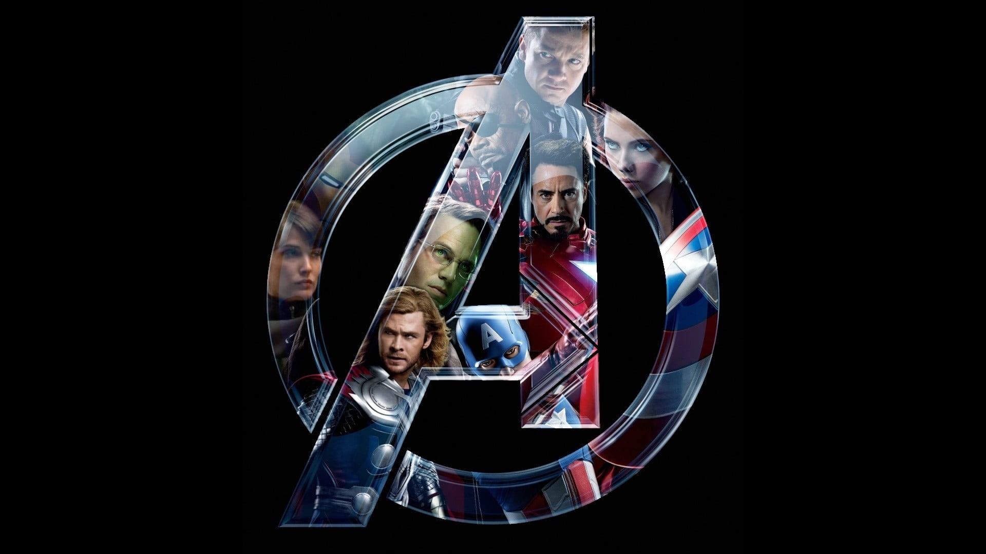 Avengers Logo Black Wallpaper gambar ke 18