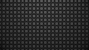 black and gray area rug, pattern, monochrome