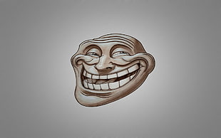 troll face emoticon HD wallpaper