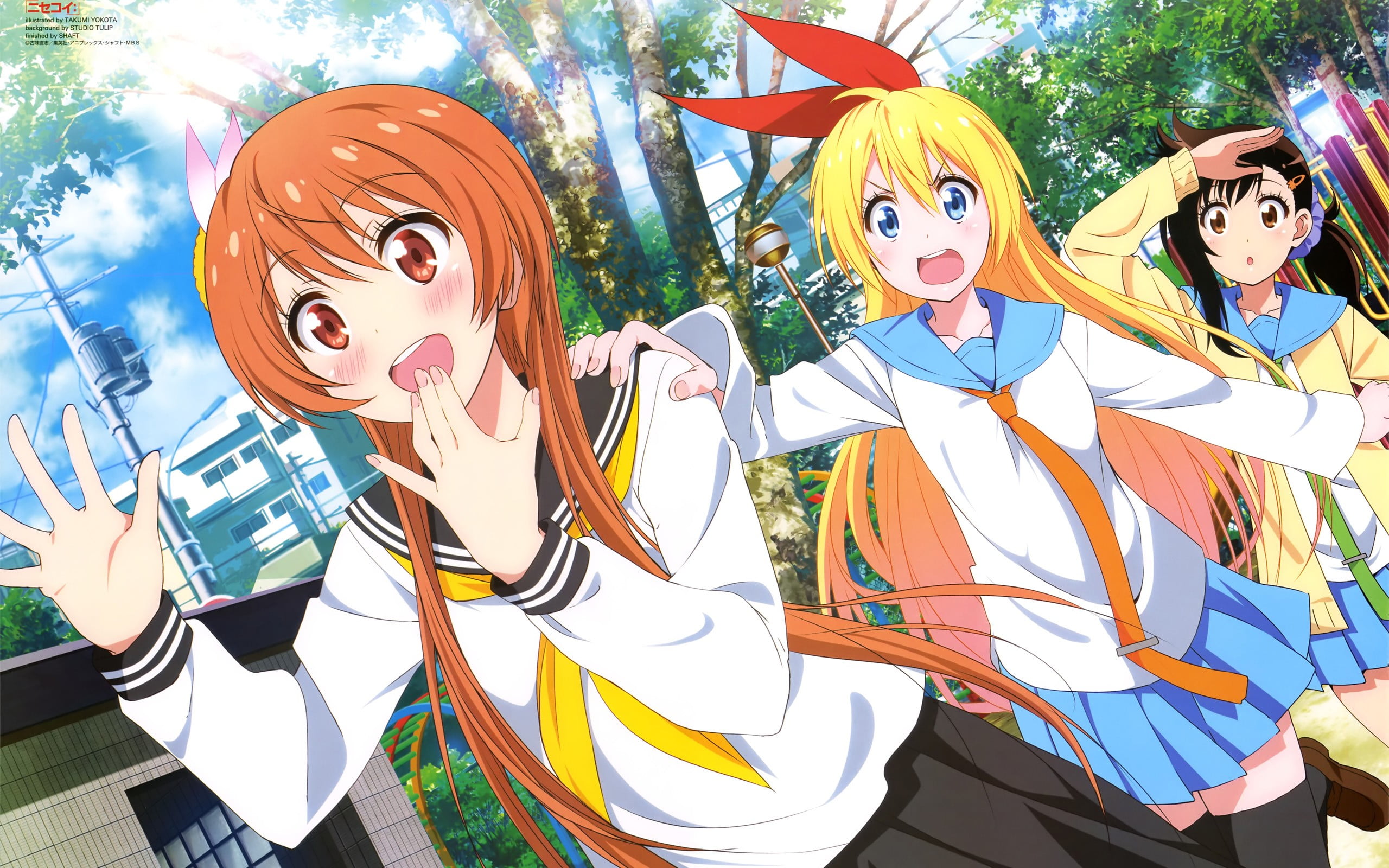 Nisekoi female anime character, anime, Nisekoi, Kirisaki Chitoge, Tachibana  Marika HD wallpaper | Wallpaper Flare