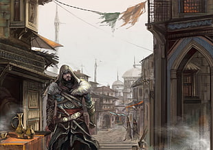 Assassin's Creed digital wallpaper, Assassin's Creed