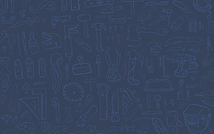 assorted equipment illustration