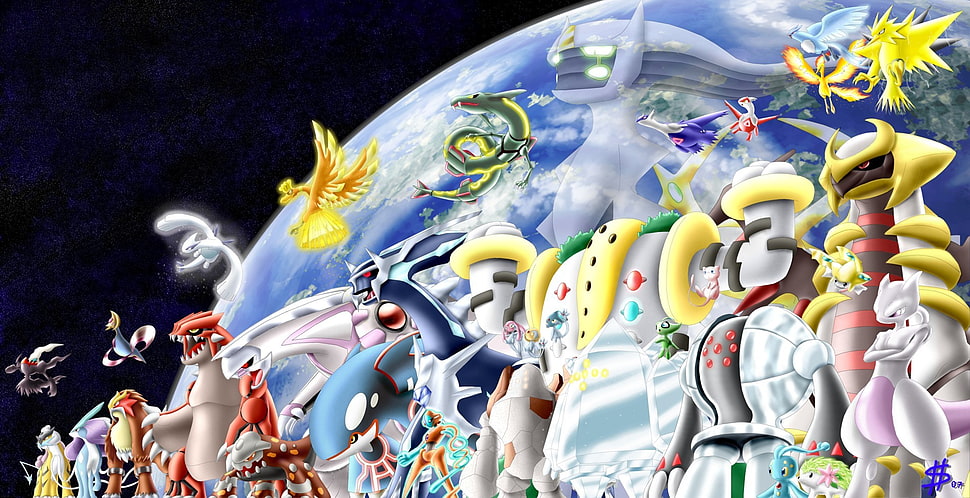 cartoon characters digital wallpaper HD wallpaper