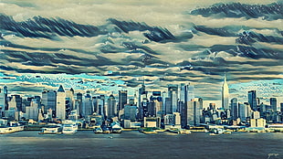 New York city painting