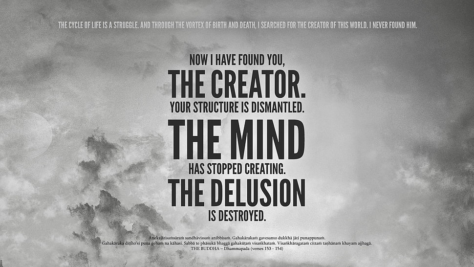 The Creator The Mind The Delusion HD wallpaper