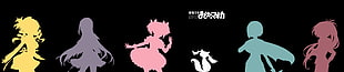digital wallpaper, anime, Mahou Shoujo Madoka Magica, Kaname Madoka, Akemi Homura