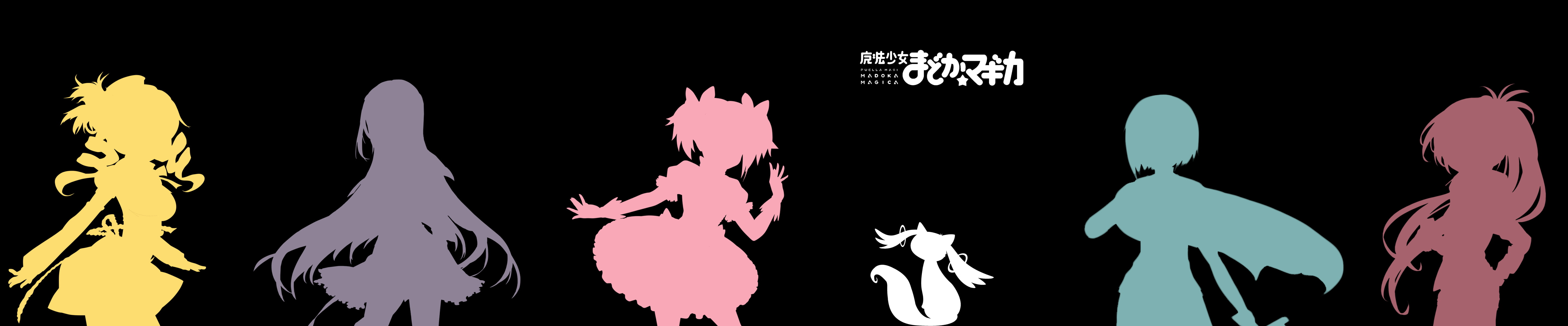 digital wallpaper, anime, Mahou Shoujo Madoka Magica, Kaname Madoka, Akemi Homura