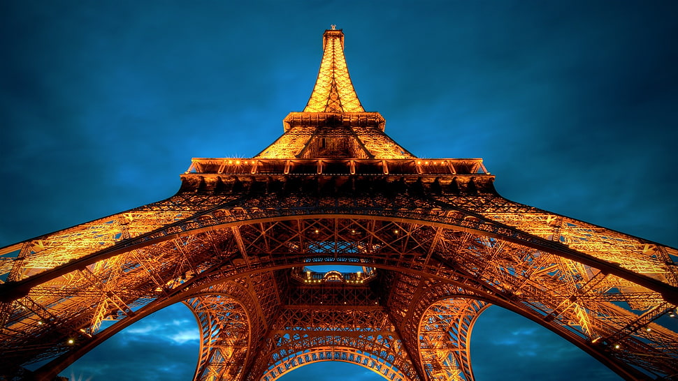 Eiffel Tower, Paris, Eiffel Tower, Paris, worm's eye view, architecture HD wallpaper