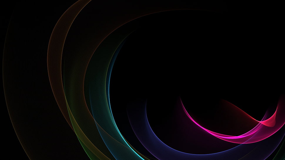 abstract black and multicolored digital wallpaper HD wallpaper