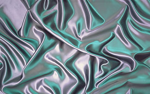 silver-colored velvet textile