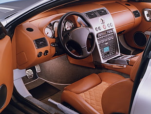 interior view photo of vehicle HD wallpaper