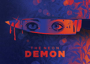 The Neon Demon poster, movies, The Neon Demon, Elle Fanning, knife