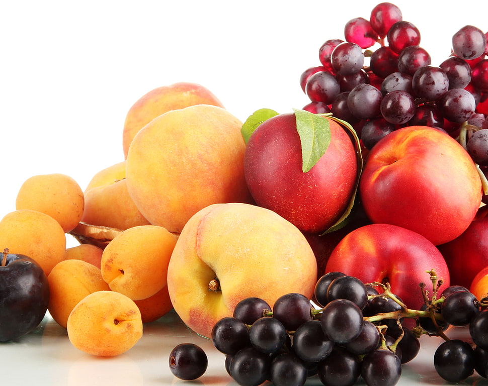 assorted fruits display HD wallpaper