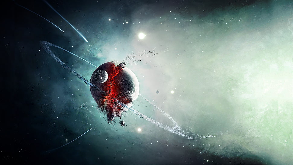 planet digital wallpaper, space, planet HD wallpaper