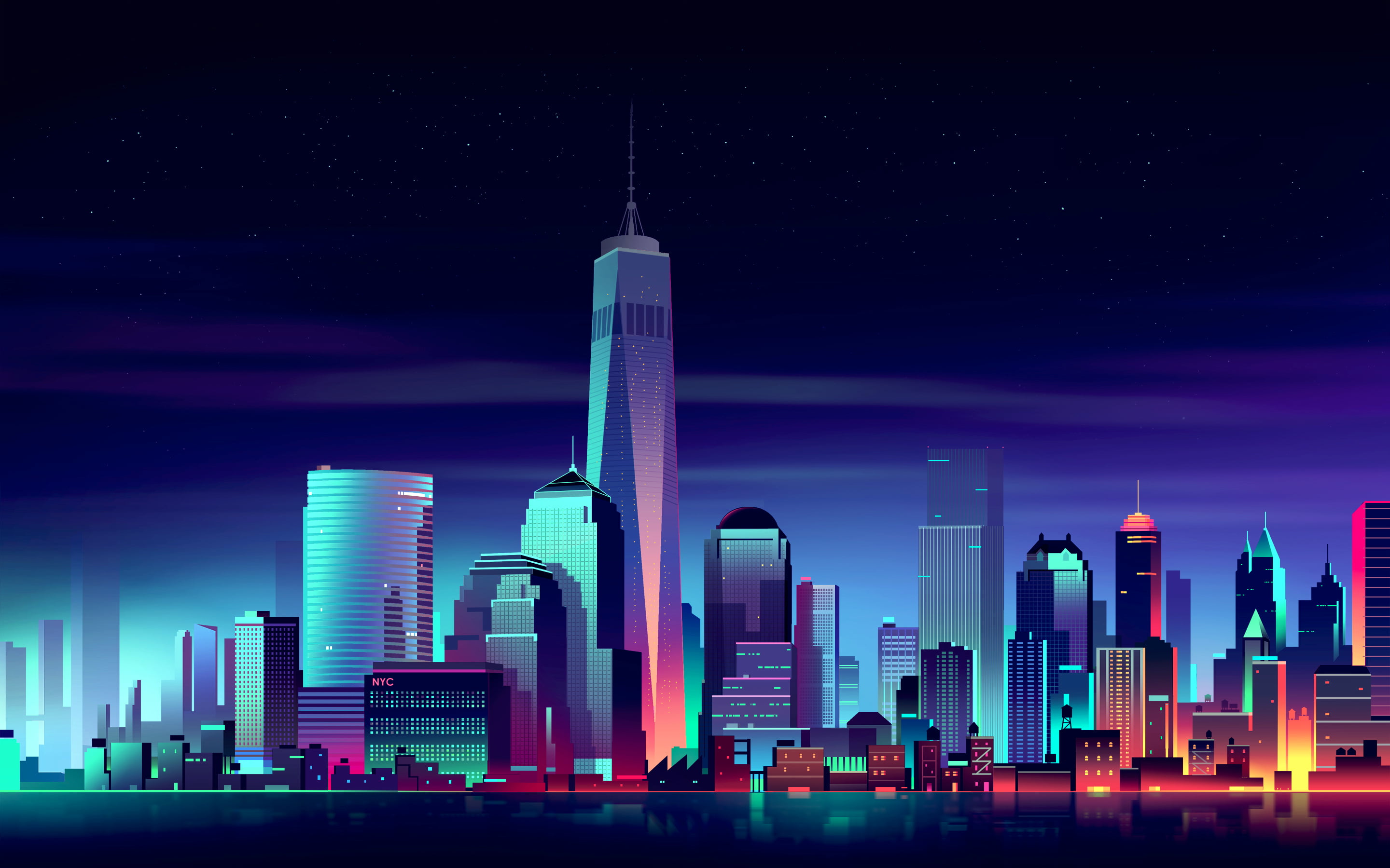 animated wallpaper city