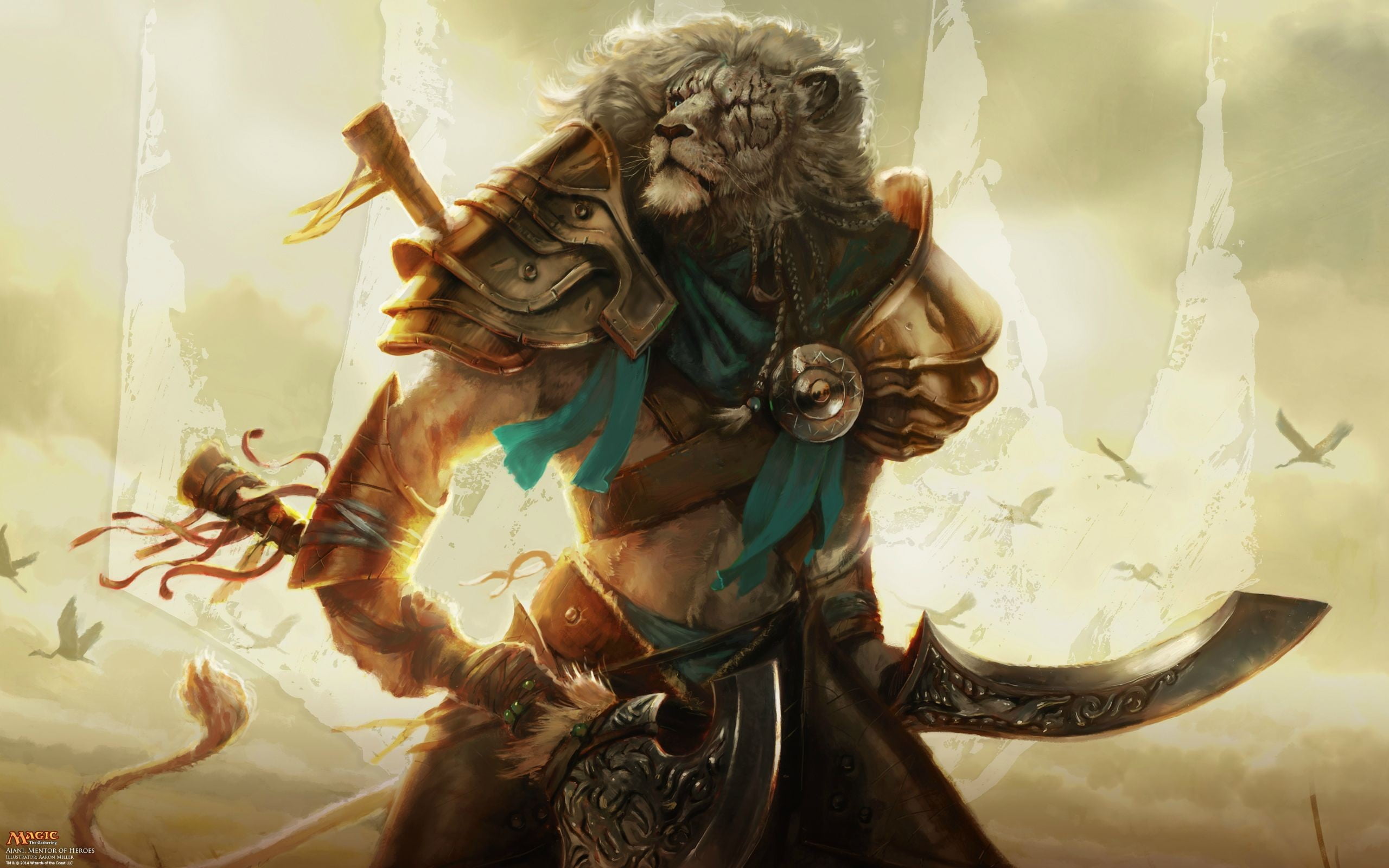 https://www.wallpaperflare.com/static/5/1/213/magic-the-gathering-fantasy-art-hero-feline-wallpaper.jpg