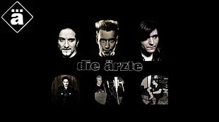 Die Arzte gray scale photo HD wallpaper