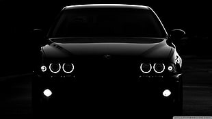 black car, BMW M5 E39, car