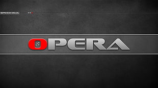 Opera logo HD wallpaper