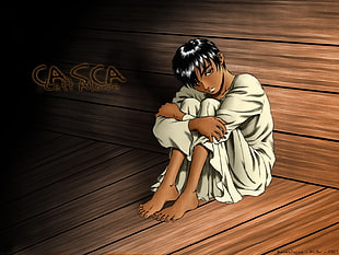 Casca left alone illustration