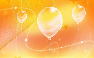 balloon and star clipart HD wallpaper