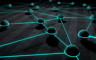 teal electronic logo