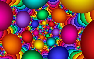 Balloons,  Colorful,  Background,  Bright HD wallpaper