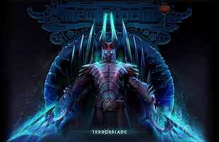 Dota character Terrorblade 3D wallpaper, Dota 2, video games
