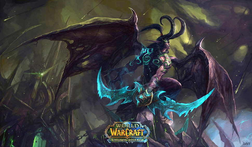 World of Warcraft Illidan HD wallpaper