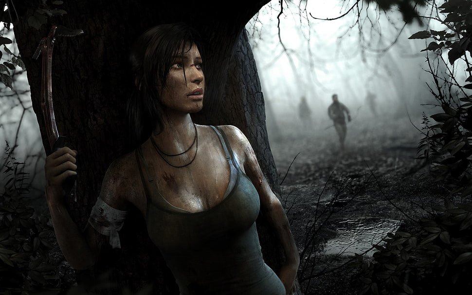 Lara Croft, Tomb Raider, video games, artwork HD wallpaper