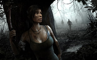 Lara Croft, Tomb Raider, video games, artwork