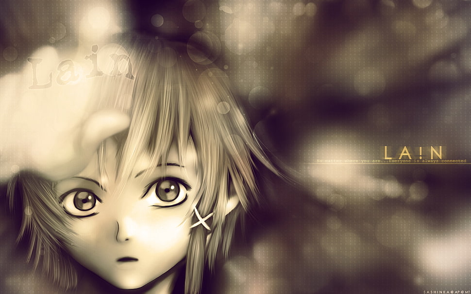 Lain illustration HD wallpaper