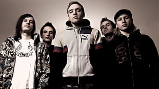 photo of 5-male band members