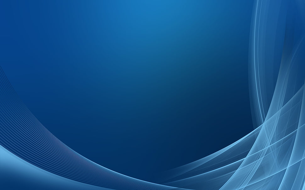 blue digital wallpaper HD wallpaper