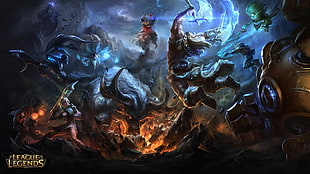 League of Legends digital wallpaper, League of Legends, video games