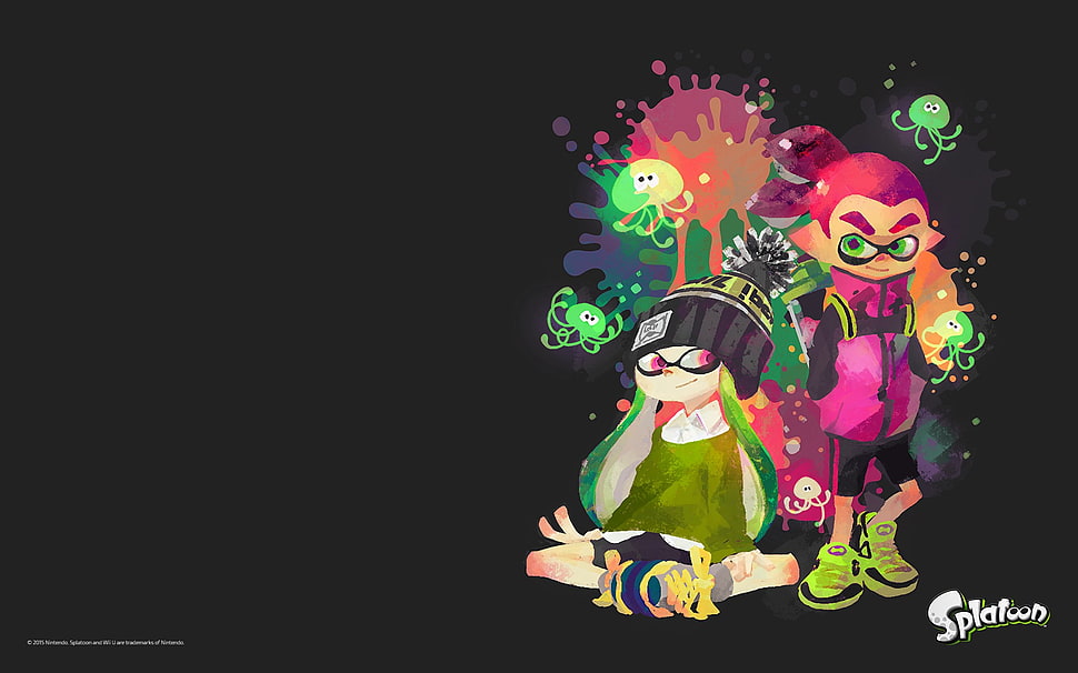 Splatoon digital wallpaper, Splatoon, Nintendo, Wii U HD wallpaper