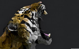 tiger clip art, tiger HD wallpaper