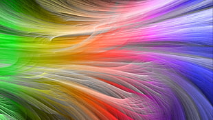 Line,  Blurred,  Colorful,  Bright HD wallpaper