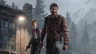 The Last Of US game cover, The Last of Us, artwork, video games