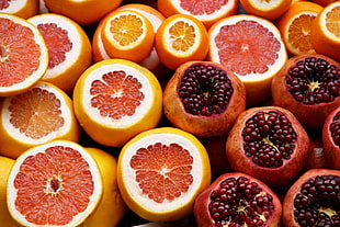 peeled citrus fruits