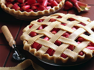 strawberry pie HD wallpaper